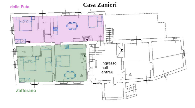 Piantina casa Zanieri